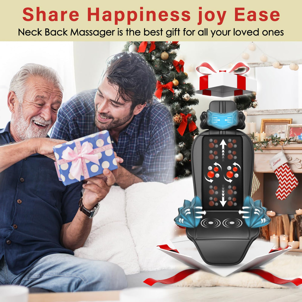 Comrelax shiatsu massager fits office breaks or relaxing evenings.
