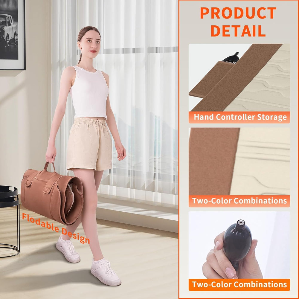 Comrelax ten-motor system delivers targeted vibrations for full body areas.