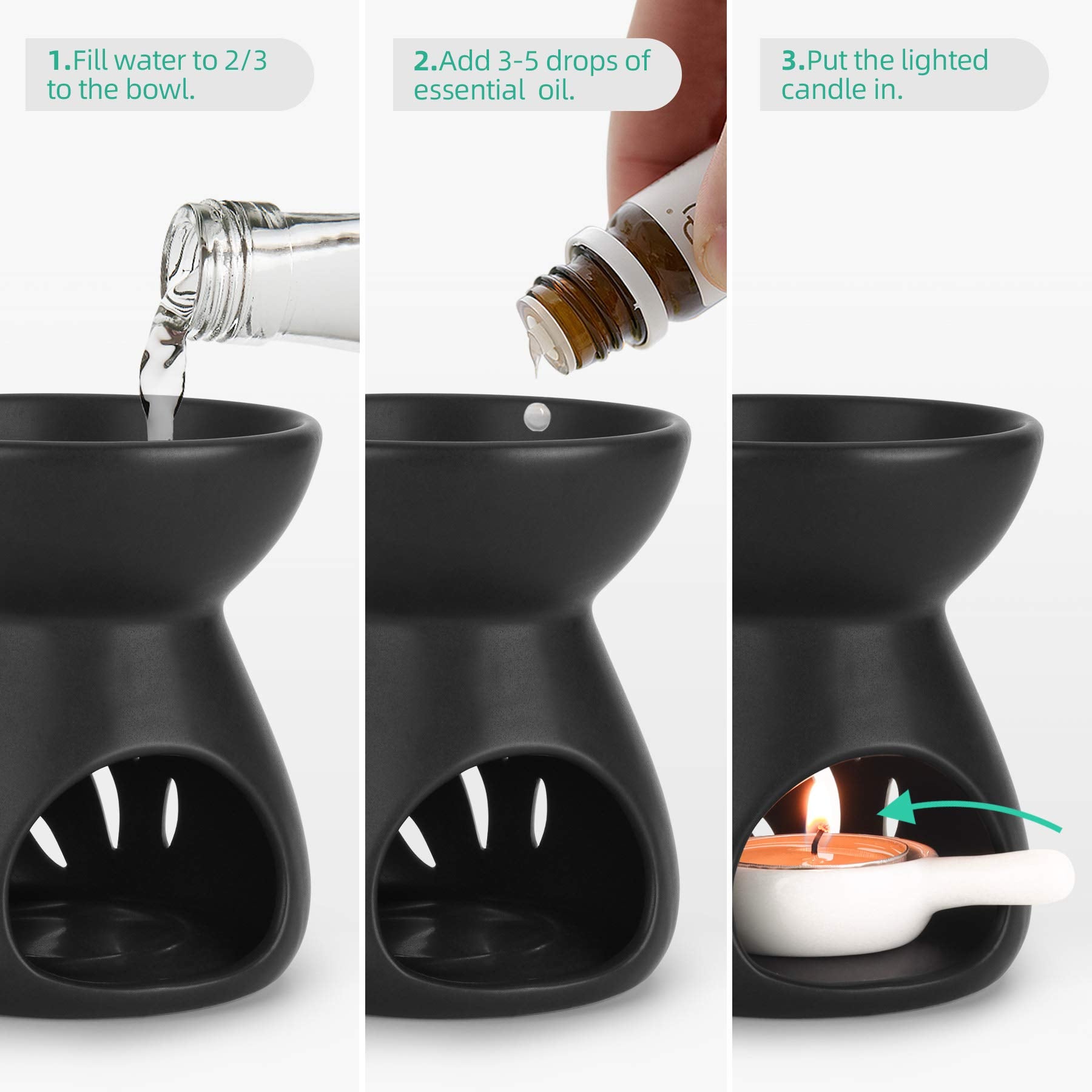 ComSaf burner is designed to be used with water for even heating.