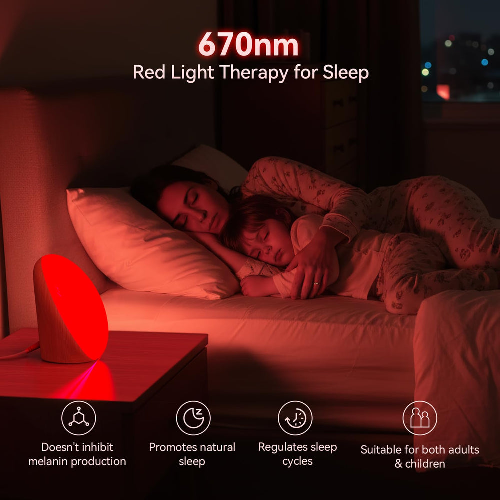 COMSYNC Light Therapy Lamp remote control for convenient bed adjustments