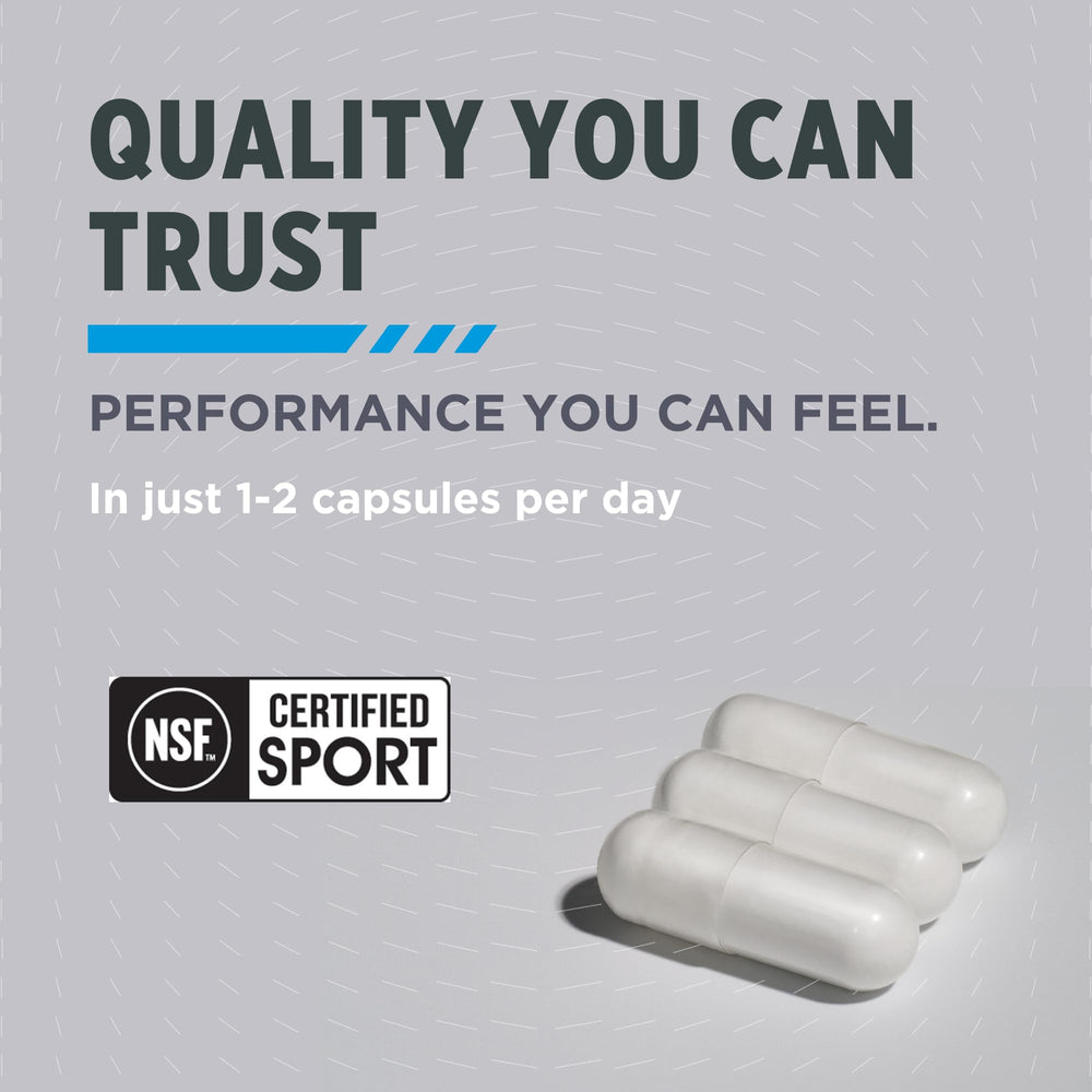 CON-CRET Creatine HCl bottle label highlights quality and scientific backing.