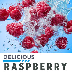Close-up of CON-CRET Raspberry label emphasizing USA-made quality and NSF certification