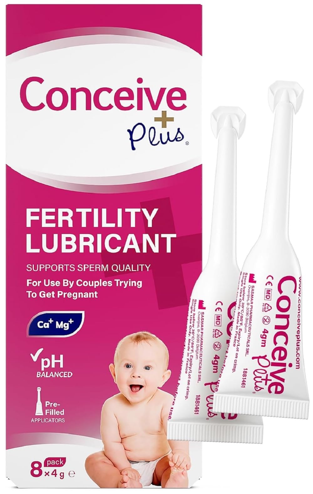 Conceive Plus Fertility Lubricant pre-filled applicator for discreet intimacy and TTC-friendly use