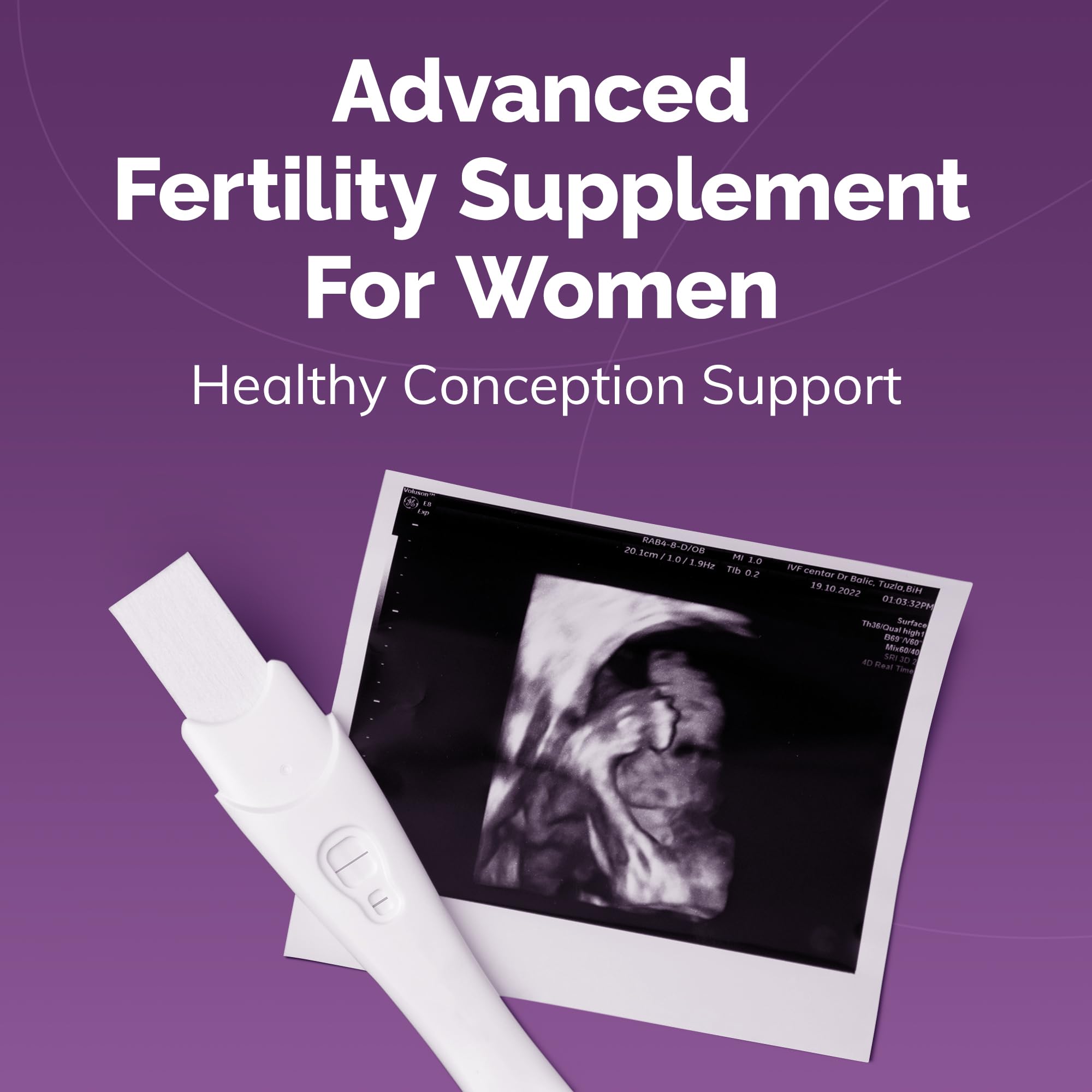 CONCEIVE PLUS product box communicates comprehensive fertility support for preconception planning.