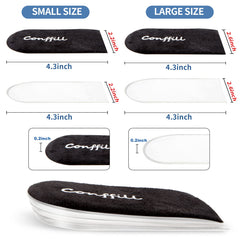 Conffill talon gel 3 capas: ajuste versátil para distintos zapatos.