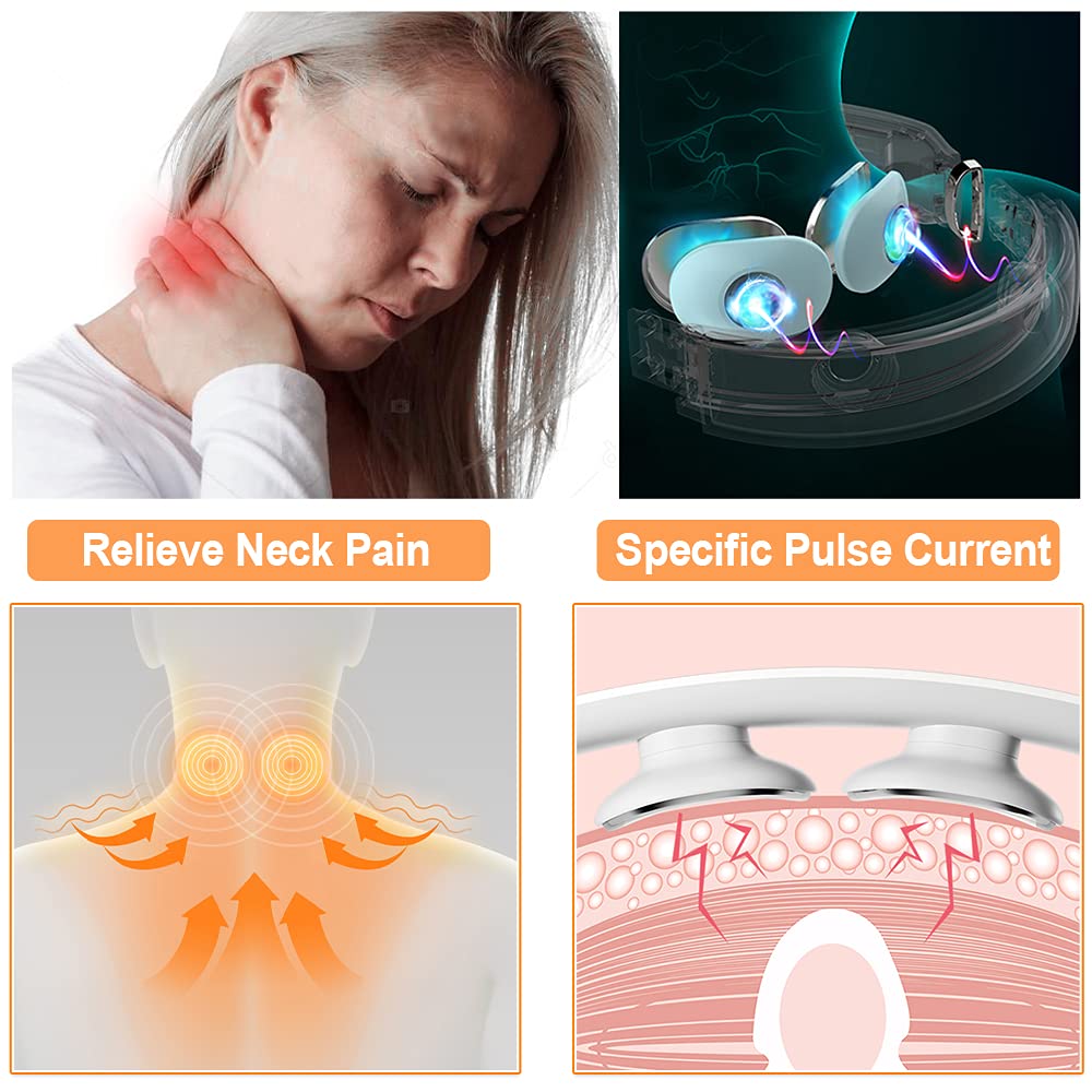 Congshin neck massager with voice broadcast guides session