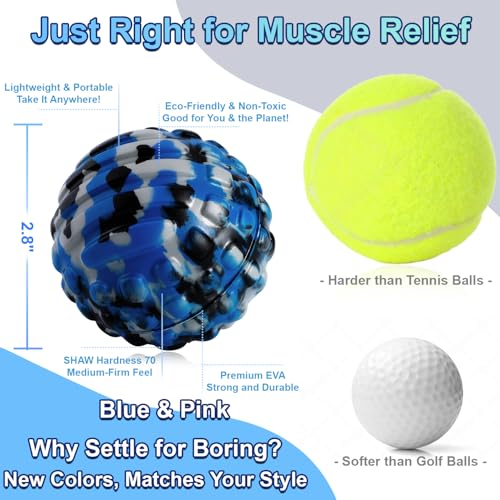 Coniflor Pelota de masaje Deep Tissue enfocada en puntos de presión y alivio de nudos.