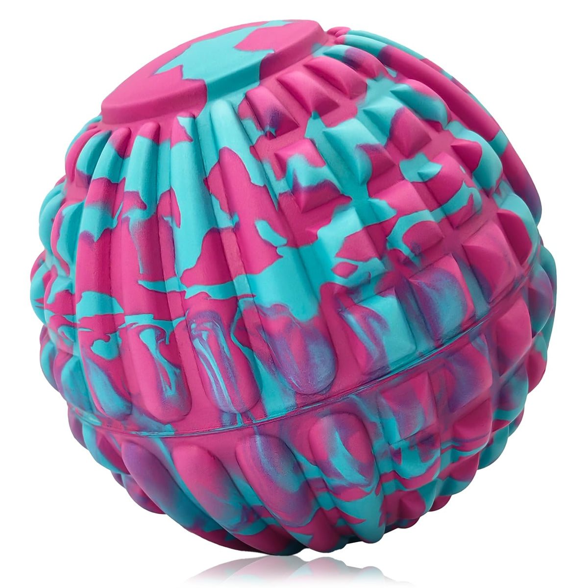 Coniflor textured surface massage ball for broad fascia release