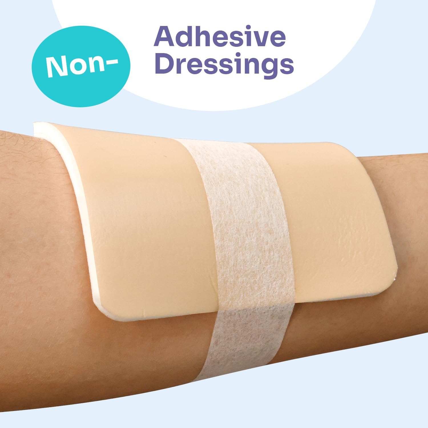Conkote non-adhesive sterile wound pads stay secure without sticking