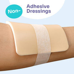 Conkote non-adhesive sterile wound pads stay secure without sticking