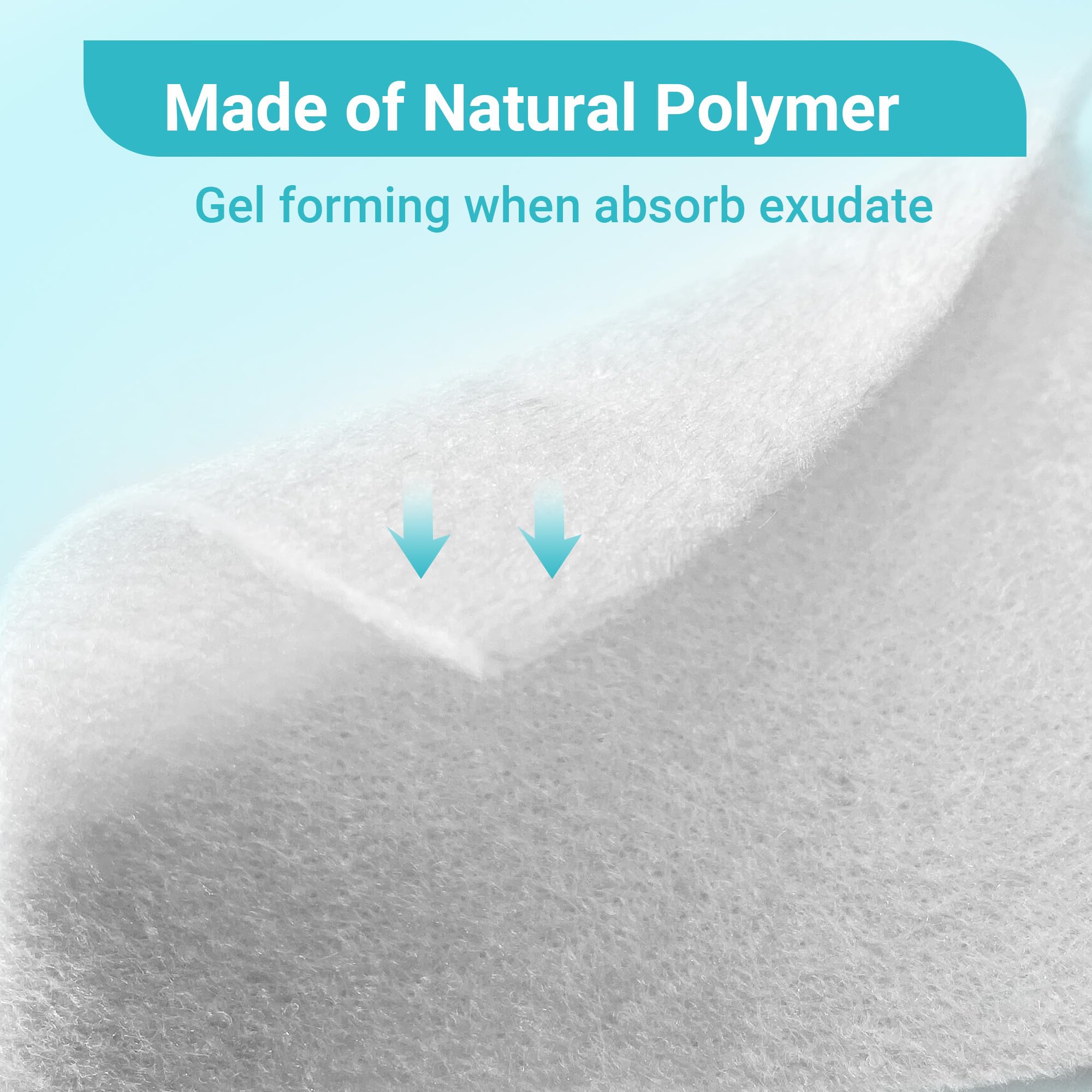 Conkote Silver Alginate Pad suitable for wounds requiring gentle removal