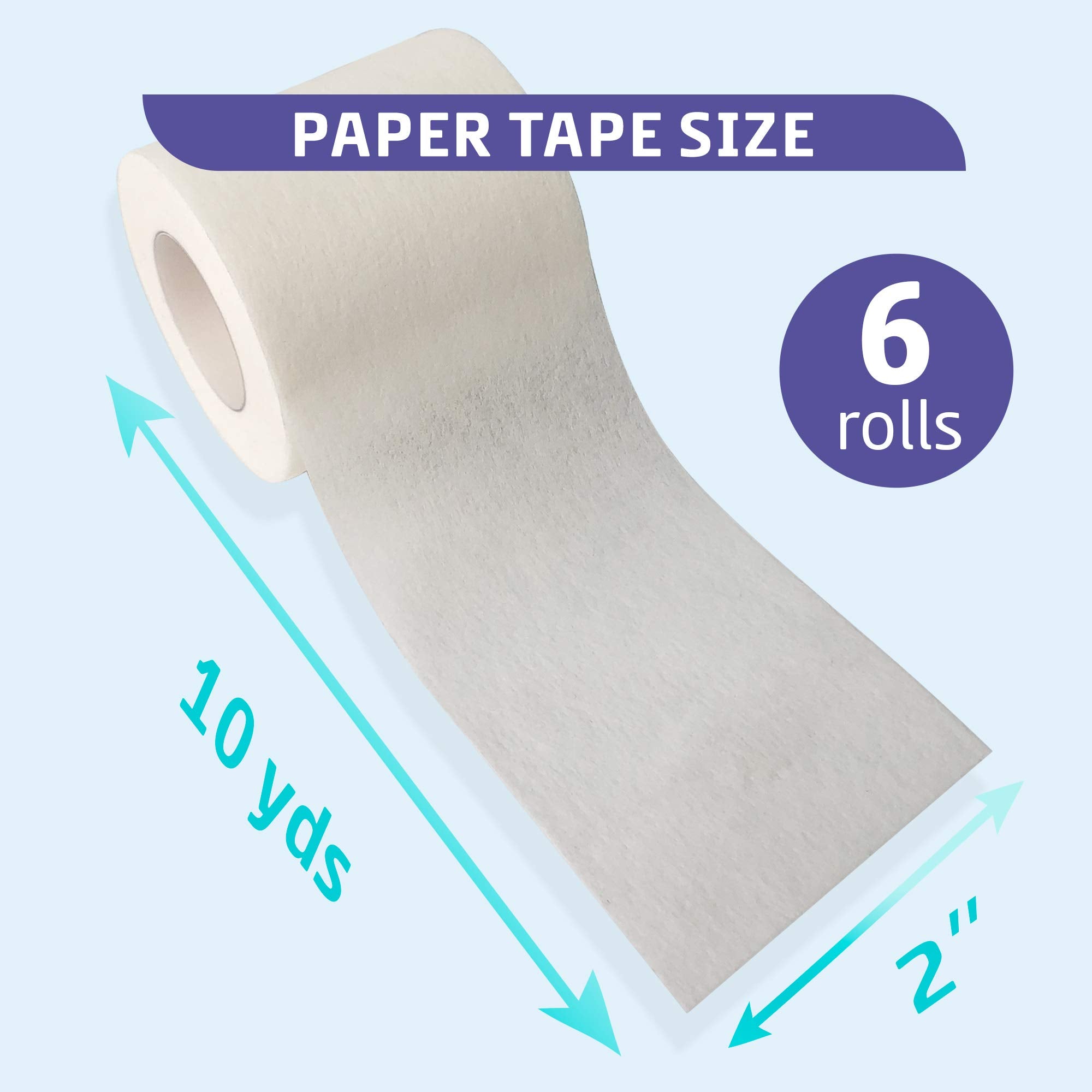 Conkote Soft Paper Tape roll closeup highlighting thin breathable texture.