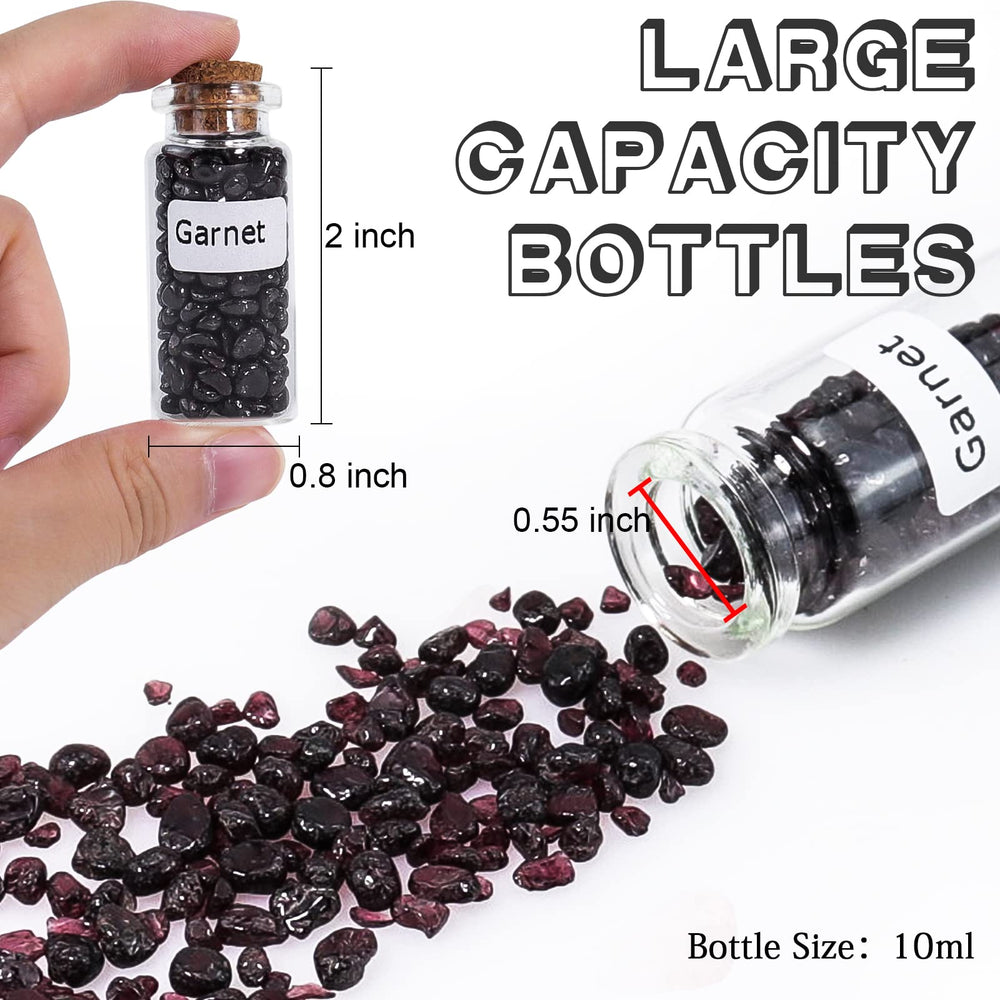 Consine 10ml glass bottles with wide mouth for easy pouring during crafts
