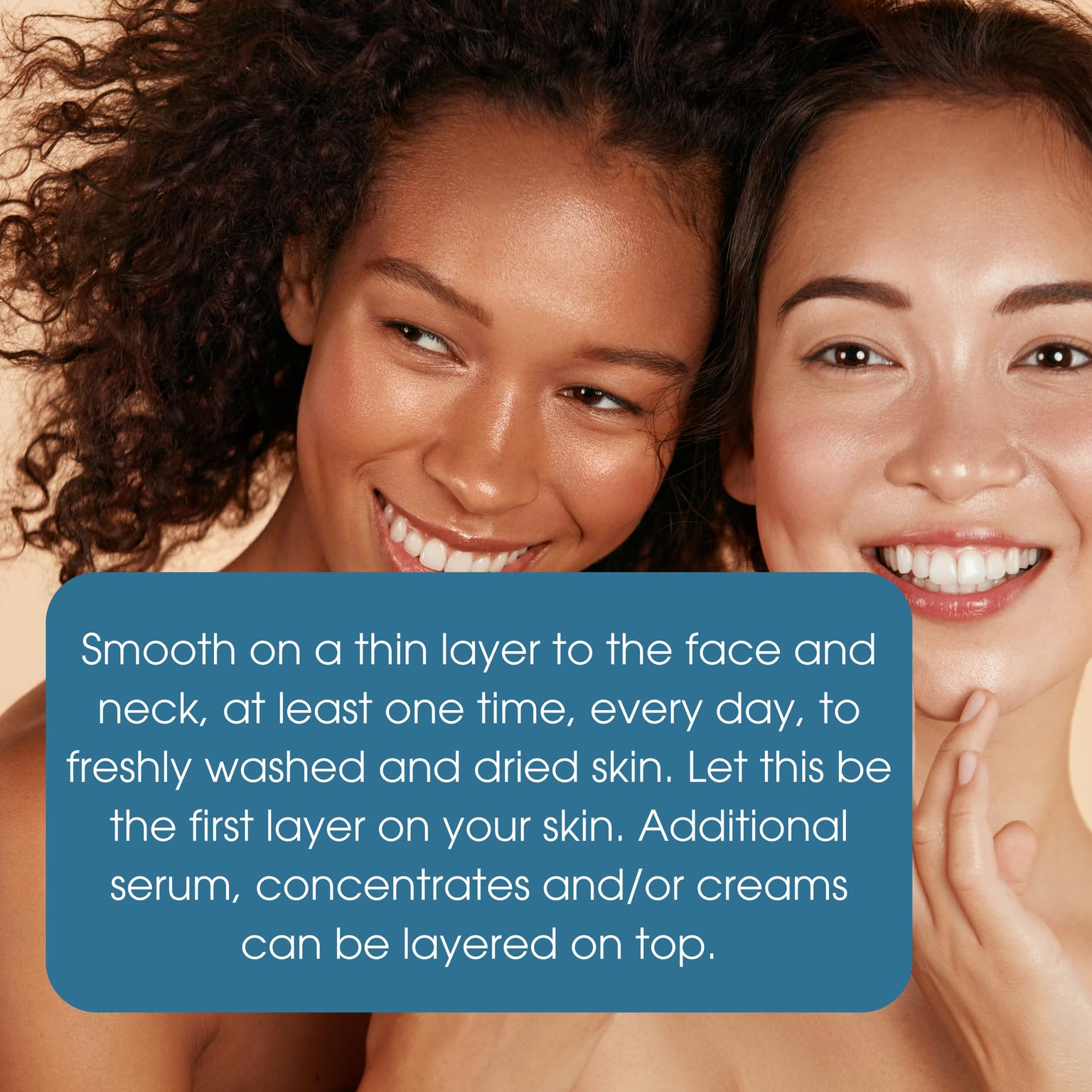 Morning and evening routine with XTERNA-Q serum application.