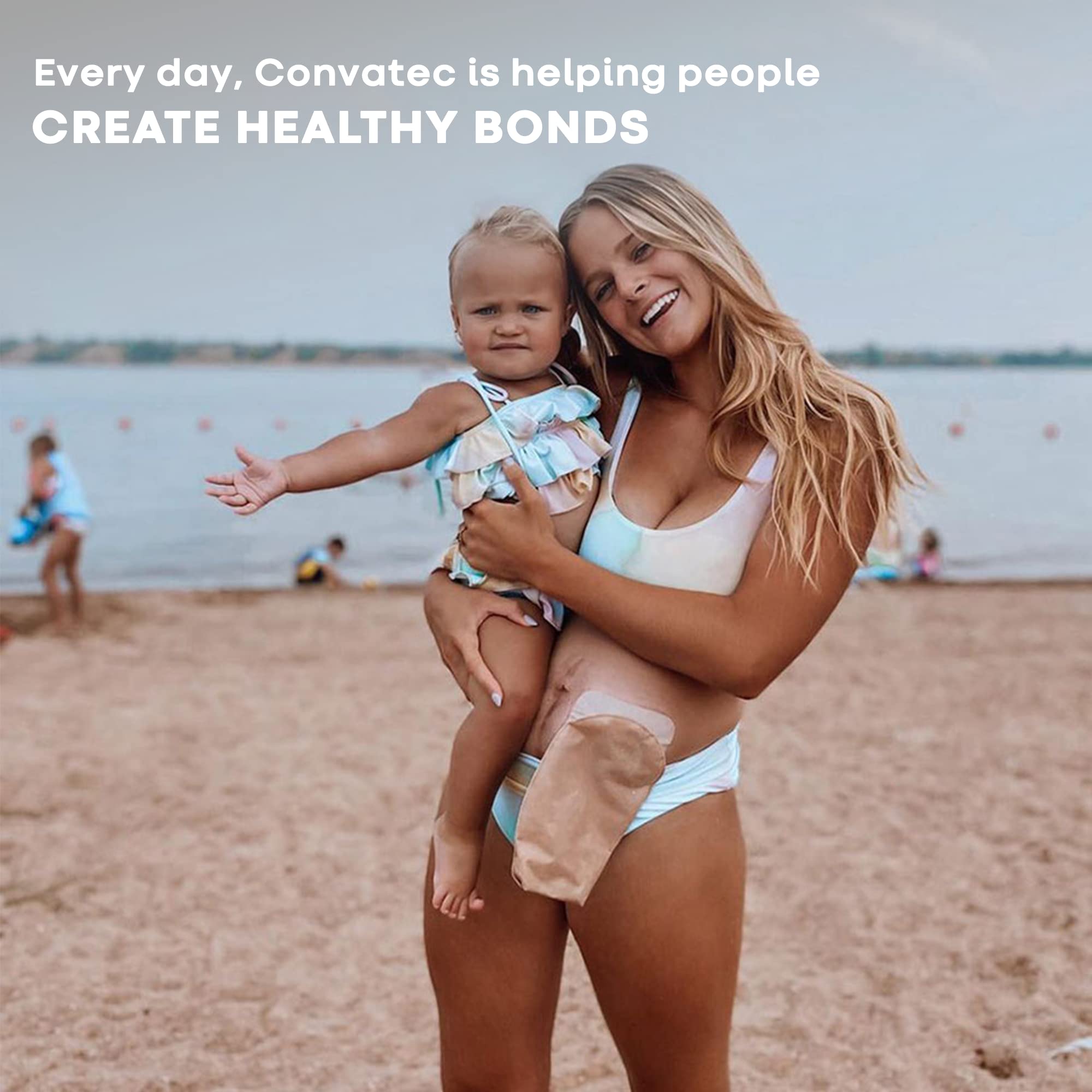 ConvaTec ESENTA latex-free design suitable for sensitive skin.