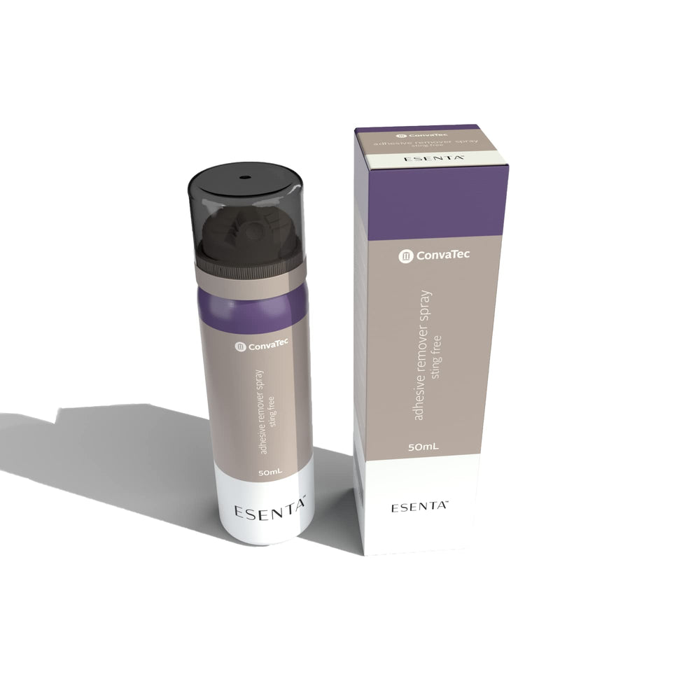 ConvaTec ESENTA sting-free formula for gentle residue removal.