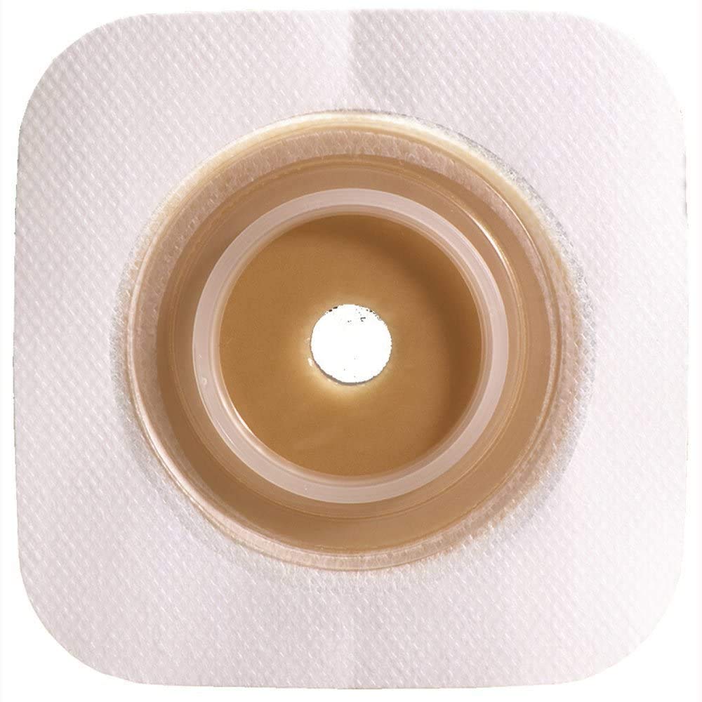Convatec Sur-Fit Natura barrier 5x5 inch close-up showing skin-friendly design for comfortable wear.