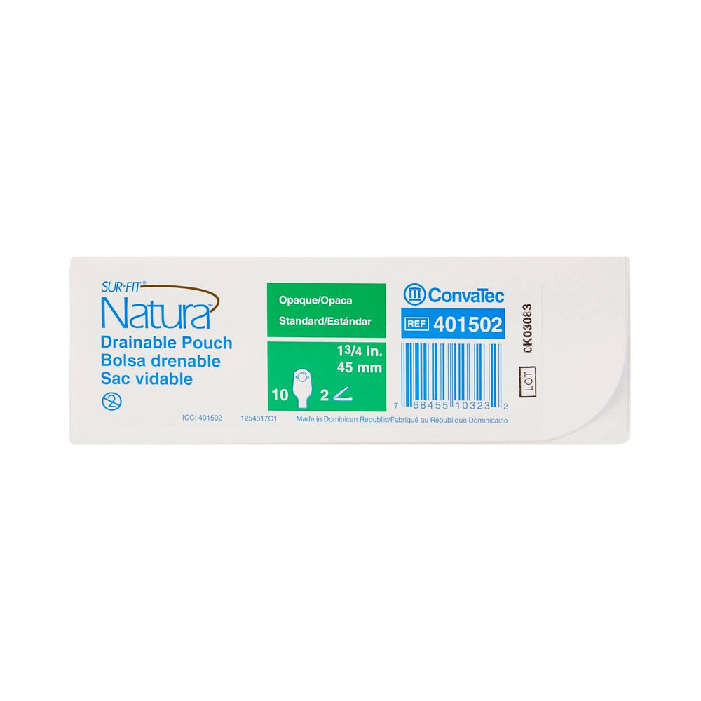 ConvaTec Sur-Fit Natura odor-proof pouch, quietly worn under clothing.