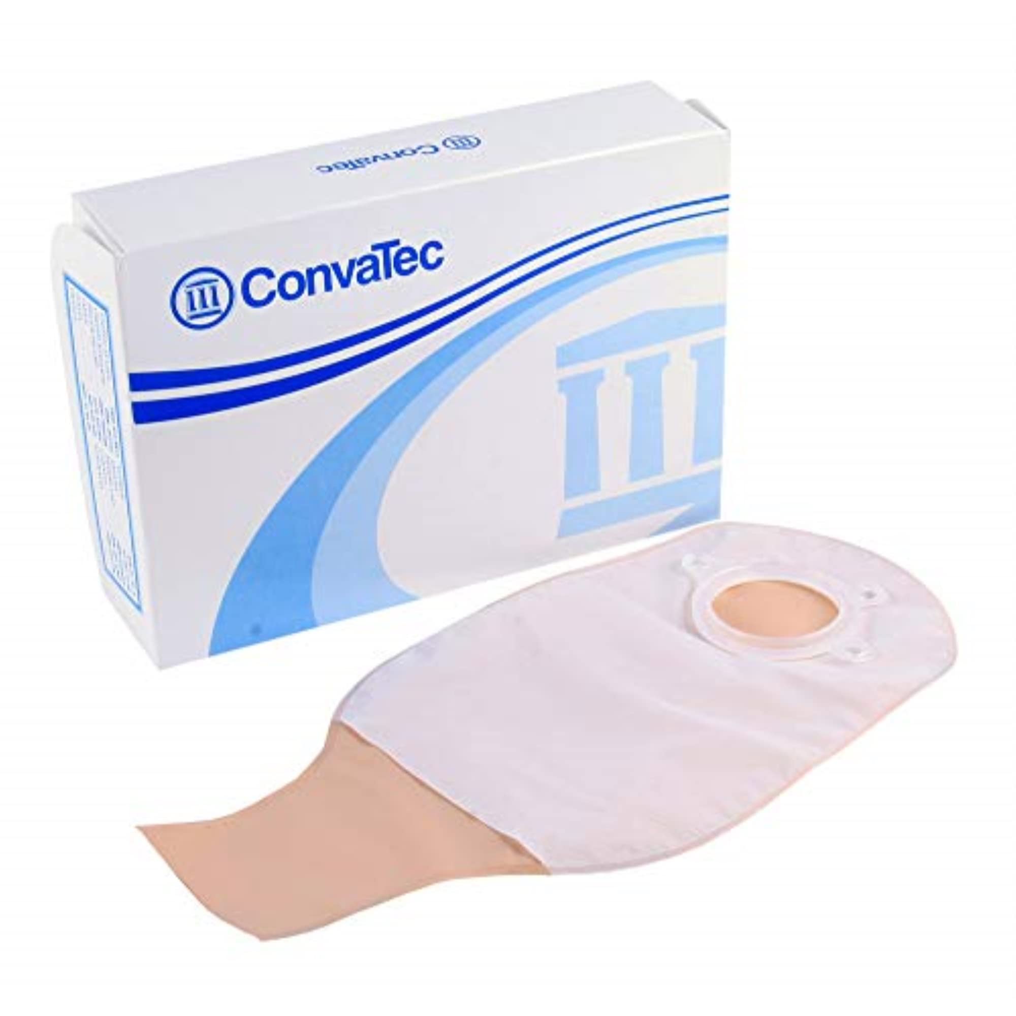 ConvaTec SUR-FIT Natura drainable pouch 12-inch opaque design for discreet privacy and drainage.
