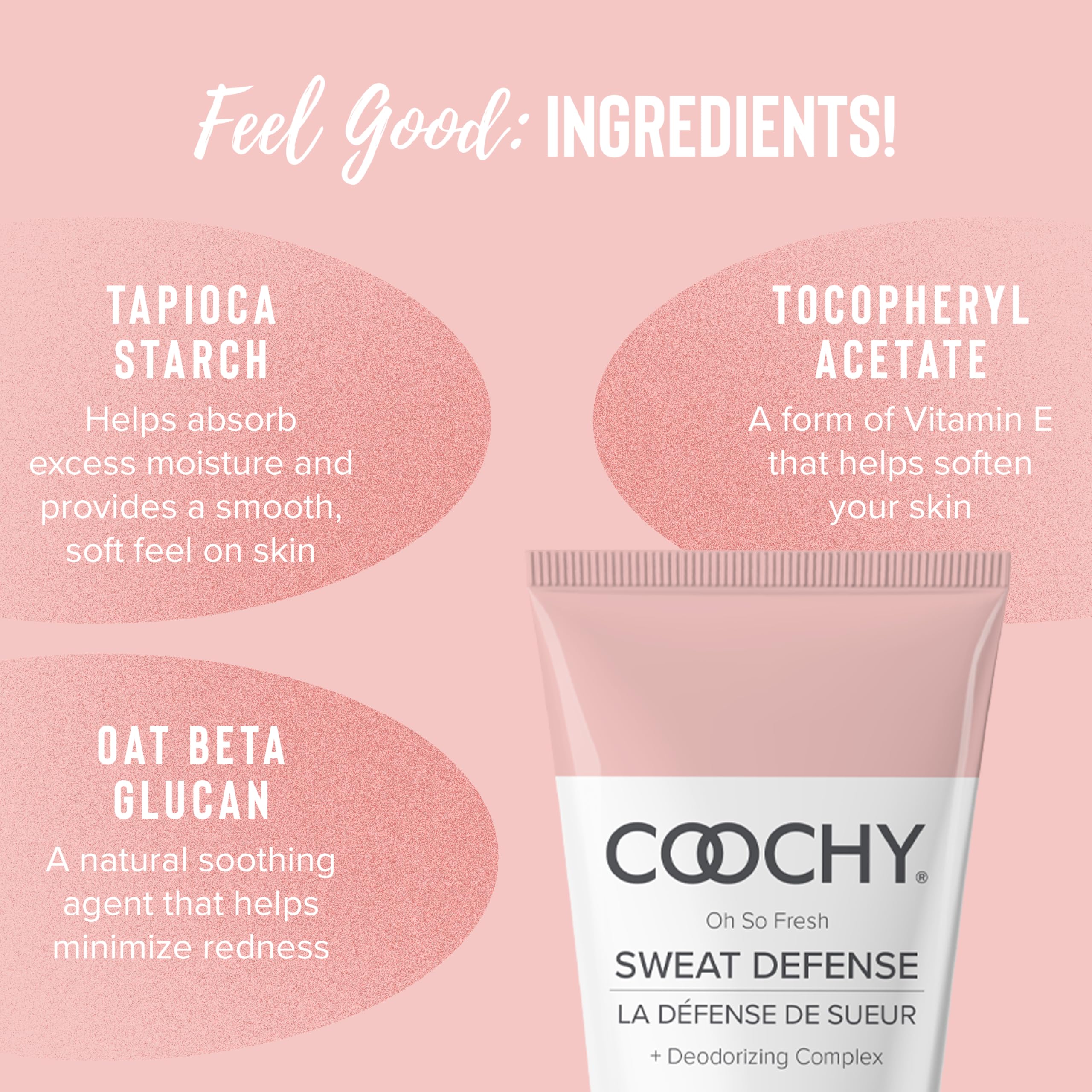 Coochy smooth non-greasy texture ensures comfortable daily use