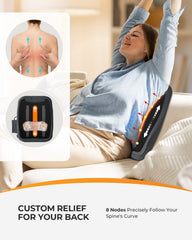CooCoCo expanded heating area soothes larger back muscles