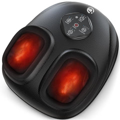 CooCoCo foot massager front view for ergonomic comfort and easy setup.