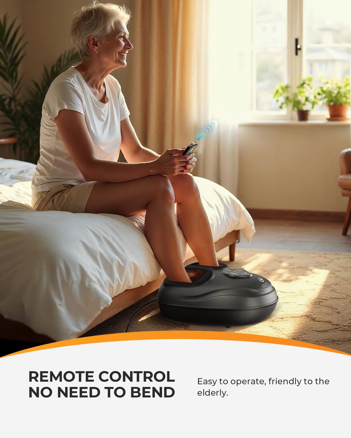 CooCoCo heat therapy heats feet during breaks for comfort.