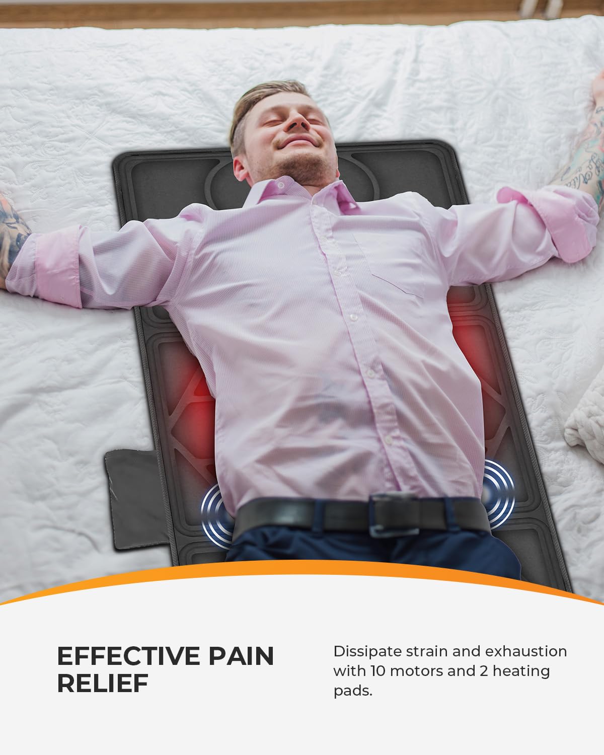CooCoCo heating function for warm back comfort.