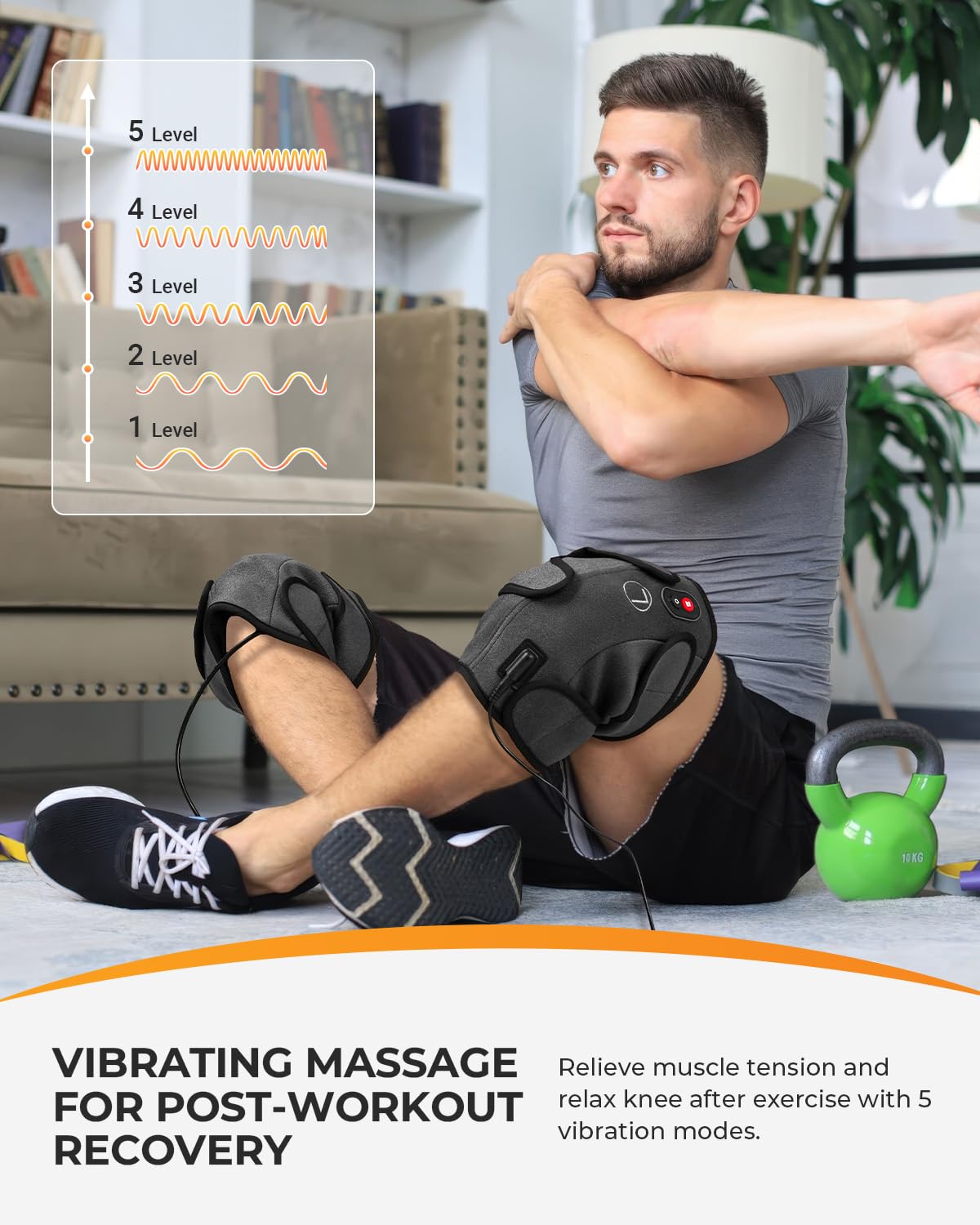 CooCoCo 3-in-1 knee brace design for knees, elbows, and more.