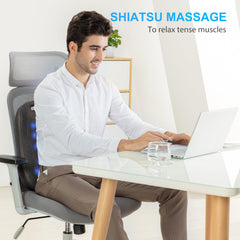 CooCoCo portable chair massager with carry handle for home or office