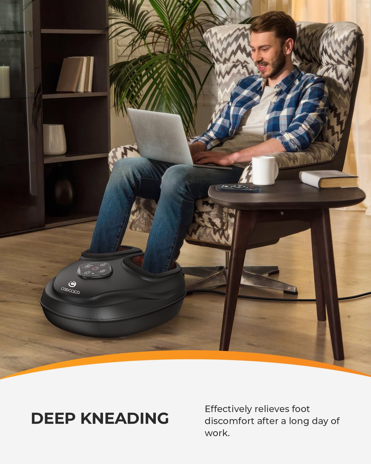 CooCoCo senior-friendly remote and simple controls for effortless operation.