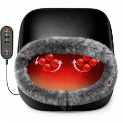 CooCoCo Shiatsu Foot Massager with Heat front view, compact desk-friendly design