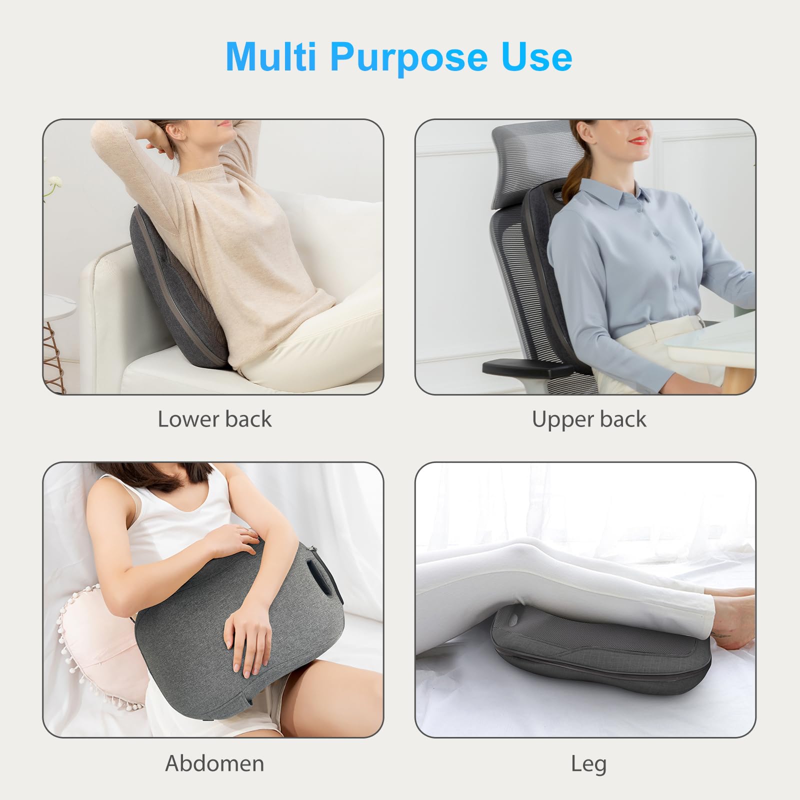 CooCoCo travel friendly massager seat for portable comfort anywhere