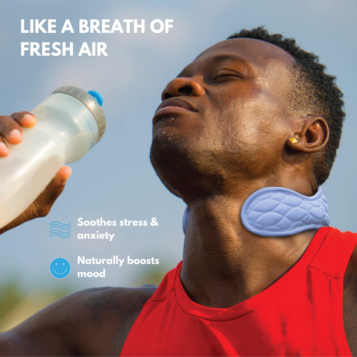 CoolCura GO acts as a sleep aid with a calming routine.