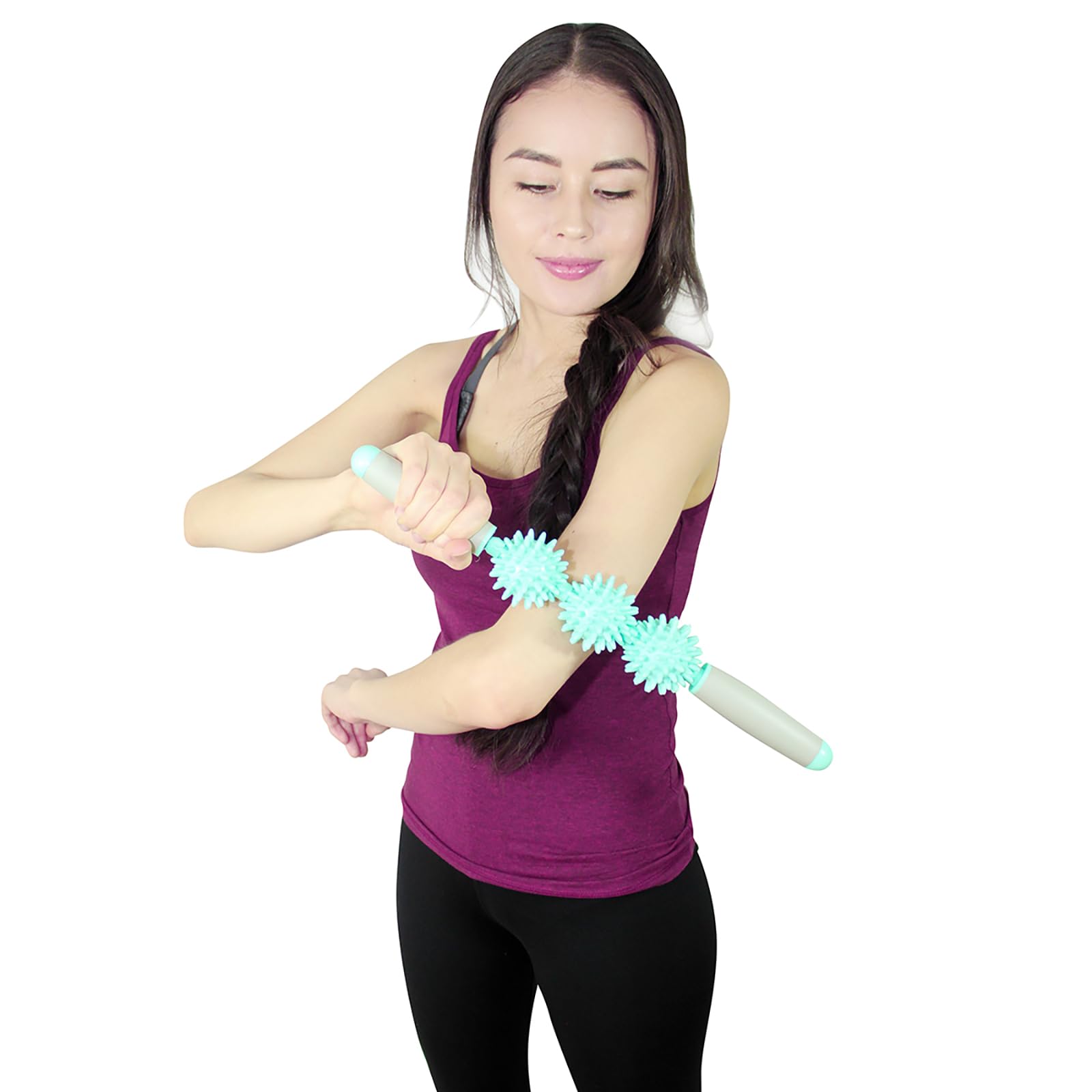 Coolife Rodillo de Fascia Muscular para cintura: ayuda a liberar tensiones.