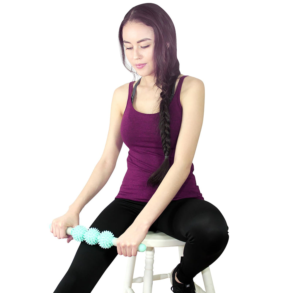 Coolife Rodillo de Fascia Muscular para pies: relaja músculos y favorece la flexibilidad.