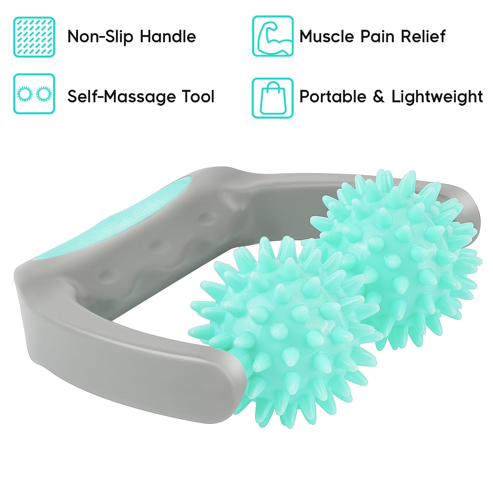 Coolife fascia release roller targets deep tissue areas for thorough massage.