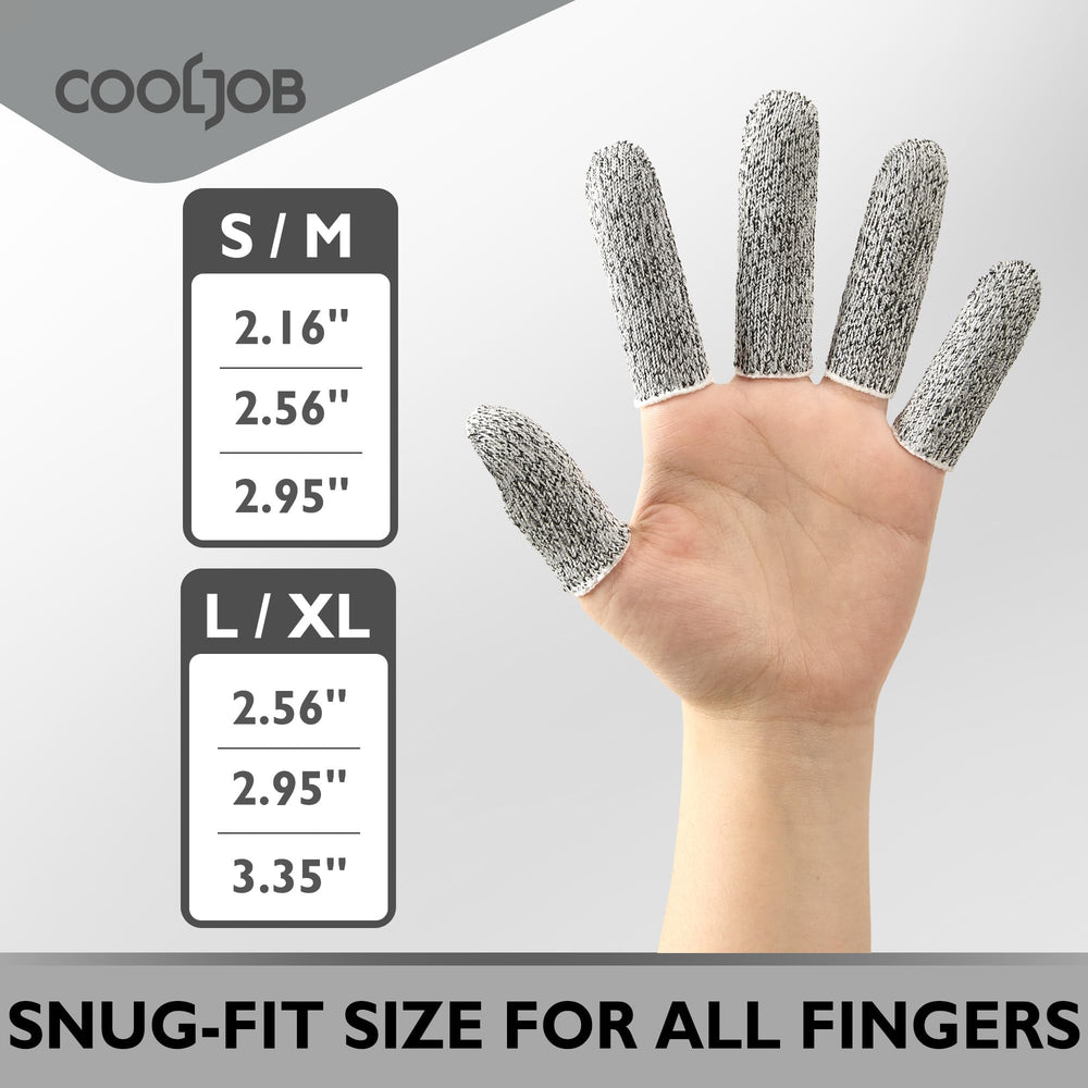 COOLJOB A5 finger cots care: washable and reusable