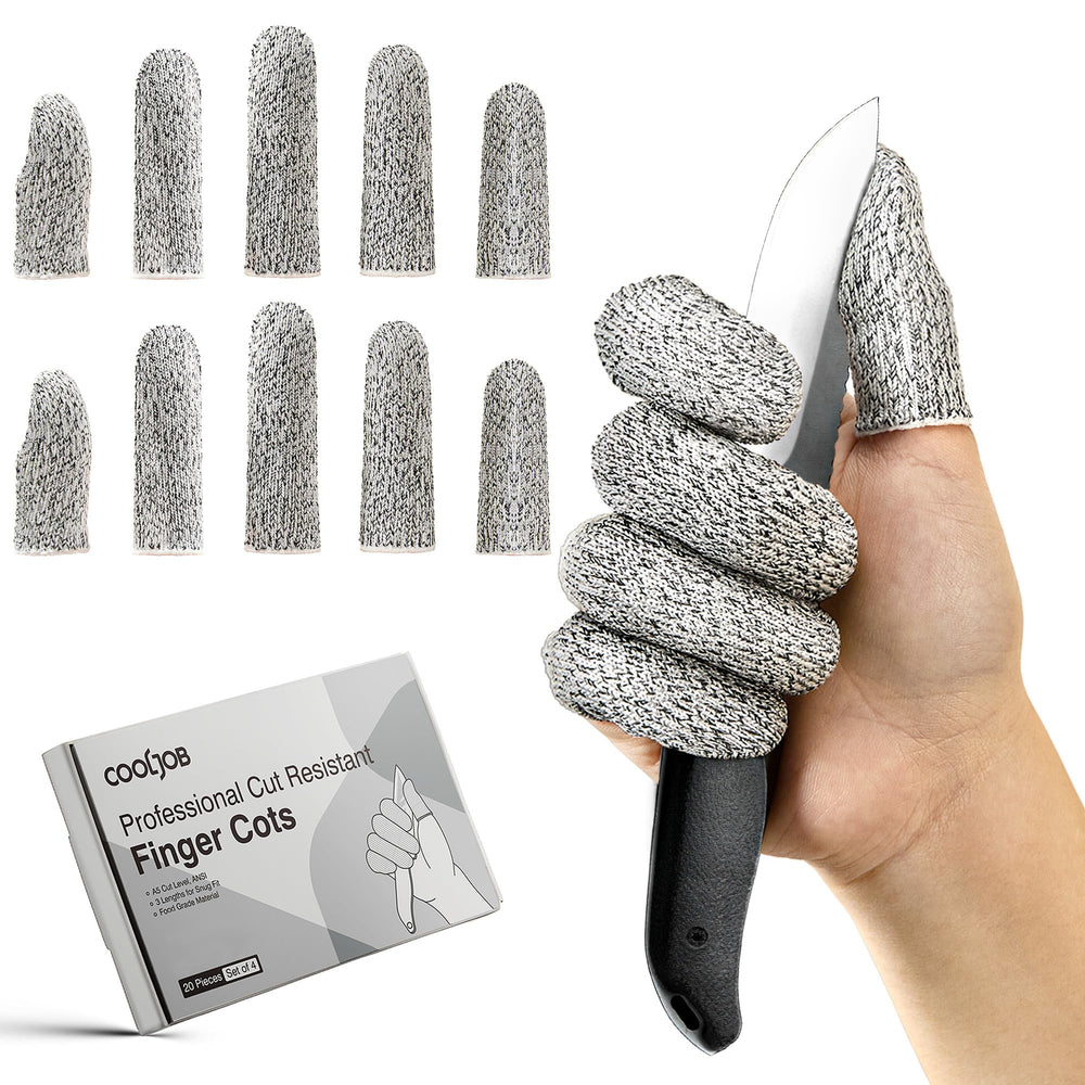 COOLJOB A5 finger cots packaging for quick fingertip protection