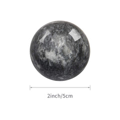 Coolrunner Baoding ball close-up shows marble pattern for mindful grip and texture.