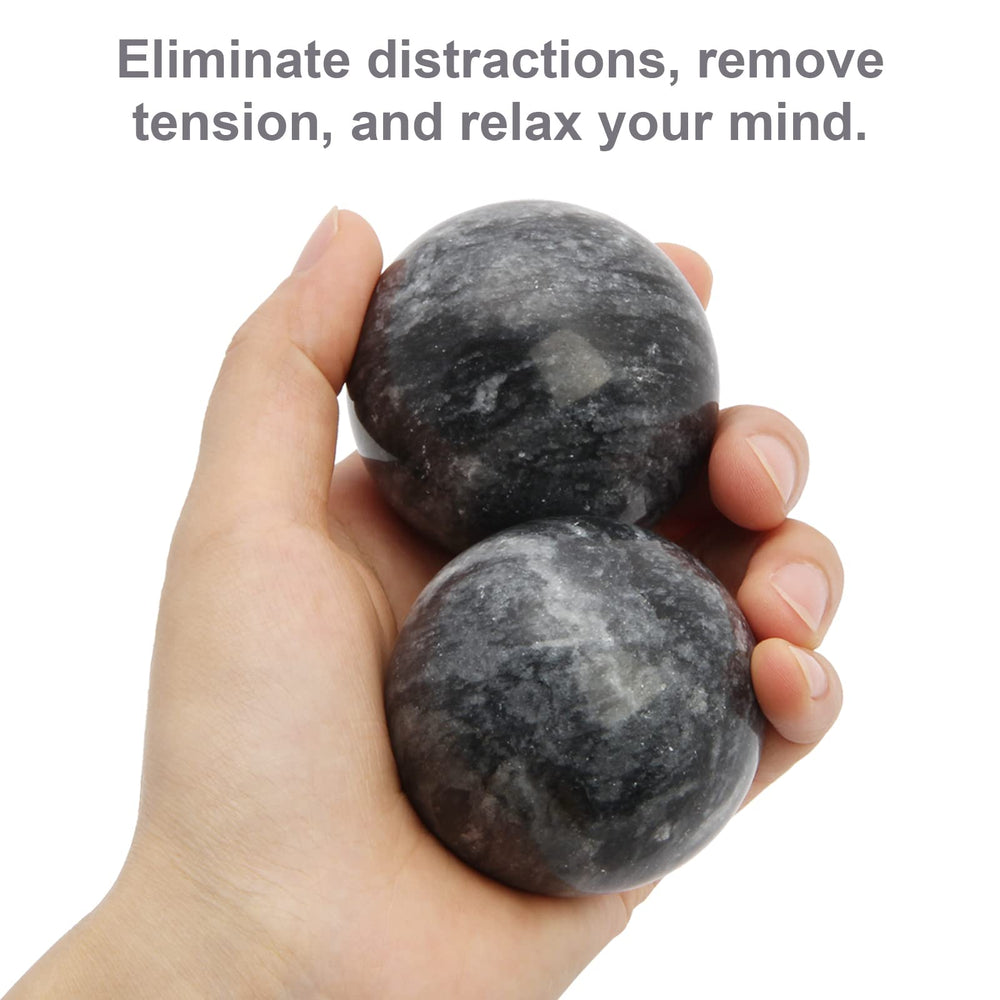 Coolrunner Baoding balls two-pack emphasizes steady finger movement and relaxation.
