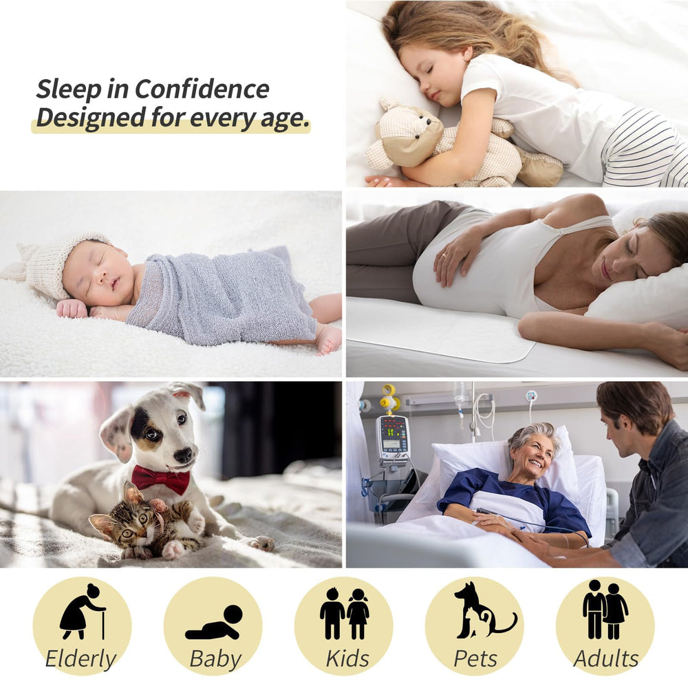 CoolShields pad on a sofa guarding against spills during family time.