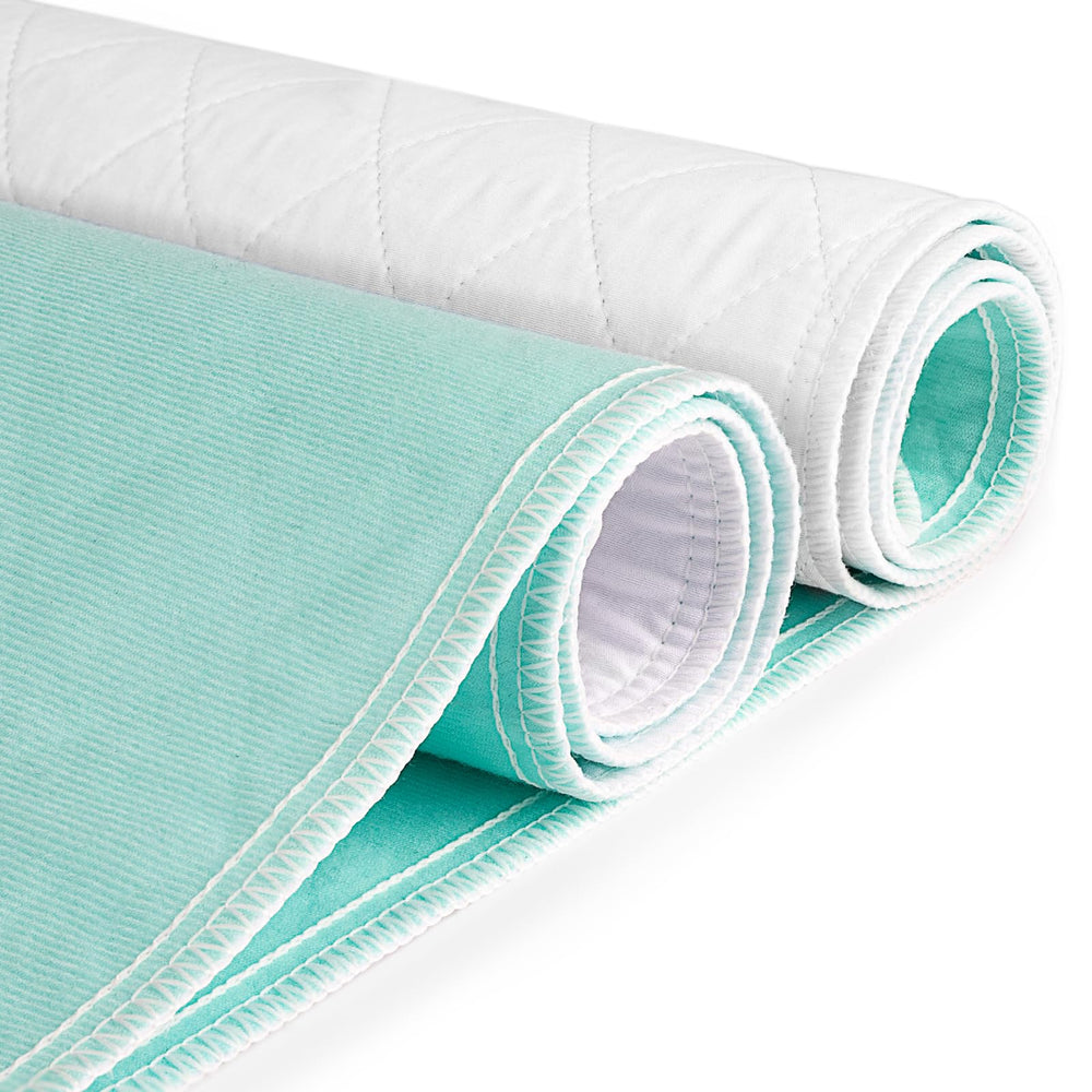 CoolShields waterproof bed pad 34x36 protecting mattress from leaks overnight