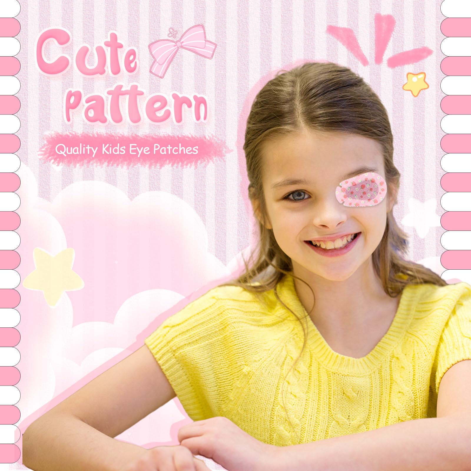 Copkim cartoon patterns eye patches are ideal for kids on the go.
