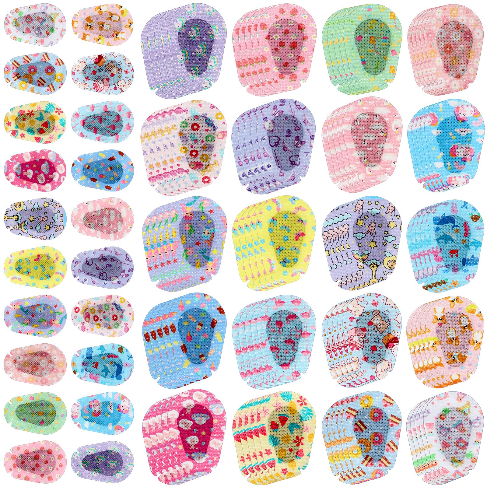 Copkim eye patches with cats pattern for comfortable daily wear.