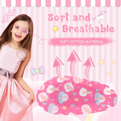 Copkim mermaids pattern eye patches block light for daytime rest.