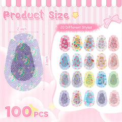 Copkim eye patches featuring rabbits pattern provide gentle, secure wear.