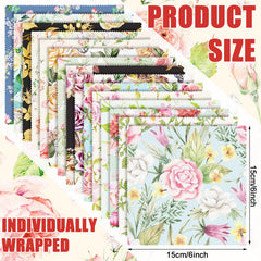 Copkim microfiber cloth with floral pattern for safe screen and lens cleaning.