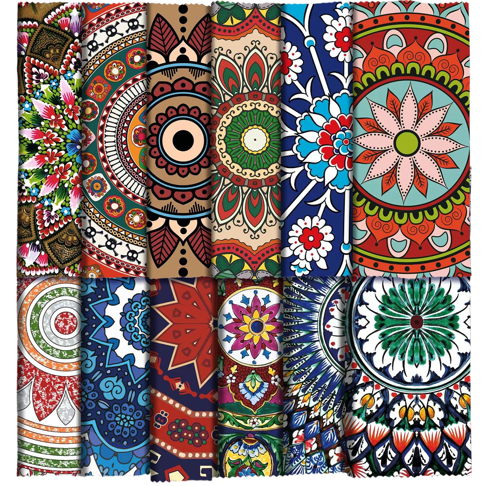 Copkim mandala cleaning cloths for glasses, gentle microfiber cleans without scratches