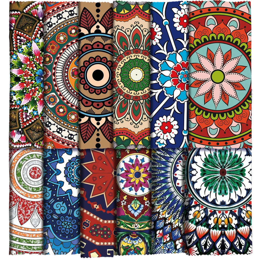 Copkim mandala cleaning cloths for glasses, gentle microfiber cleans without scratches